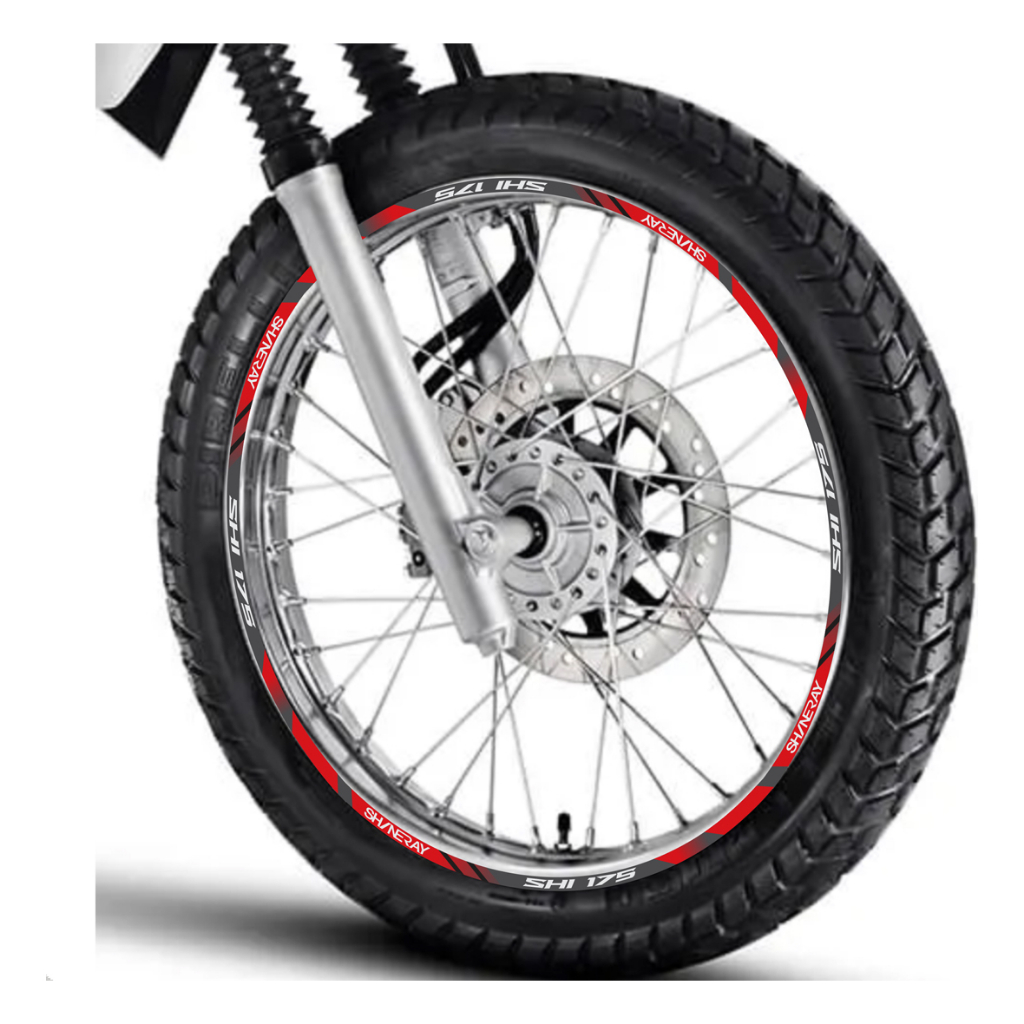 Friso Adesivo Refletivo Roda D02 Moto Shineray Shi 175