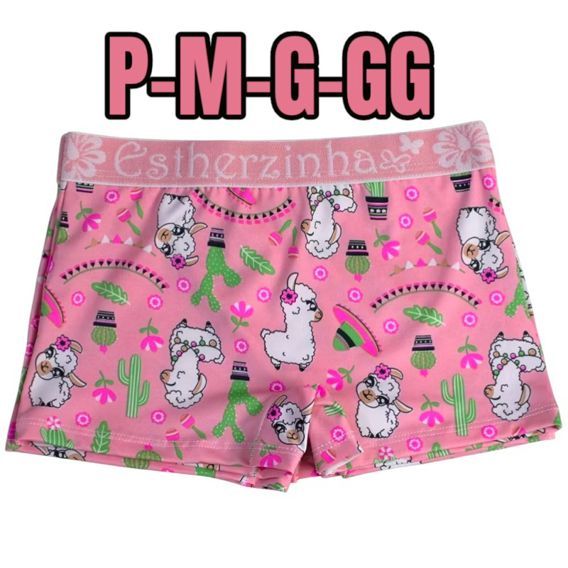 kit 10 calcinha boxer infantil menina shortinho box de microfibra macia com cós grosso segunda pele em Oferta na Shopee