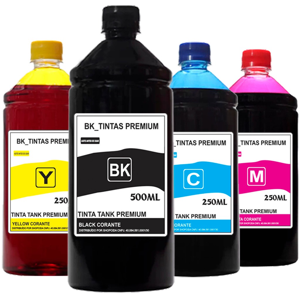 Refil 1250ml Tinta Compatível Com HP Tank 581 583 584 416 412 724