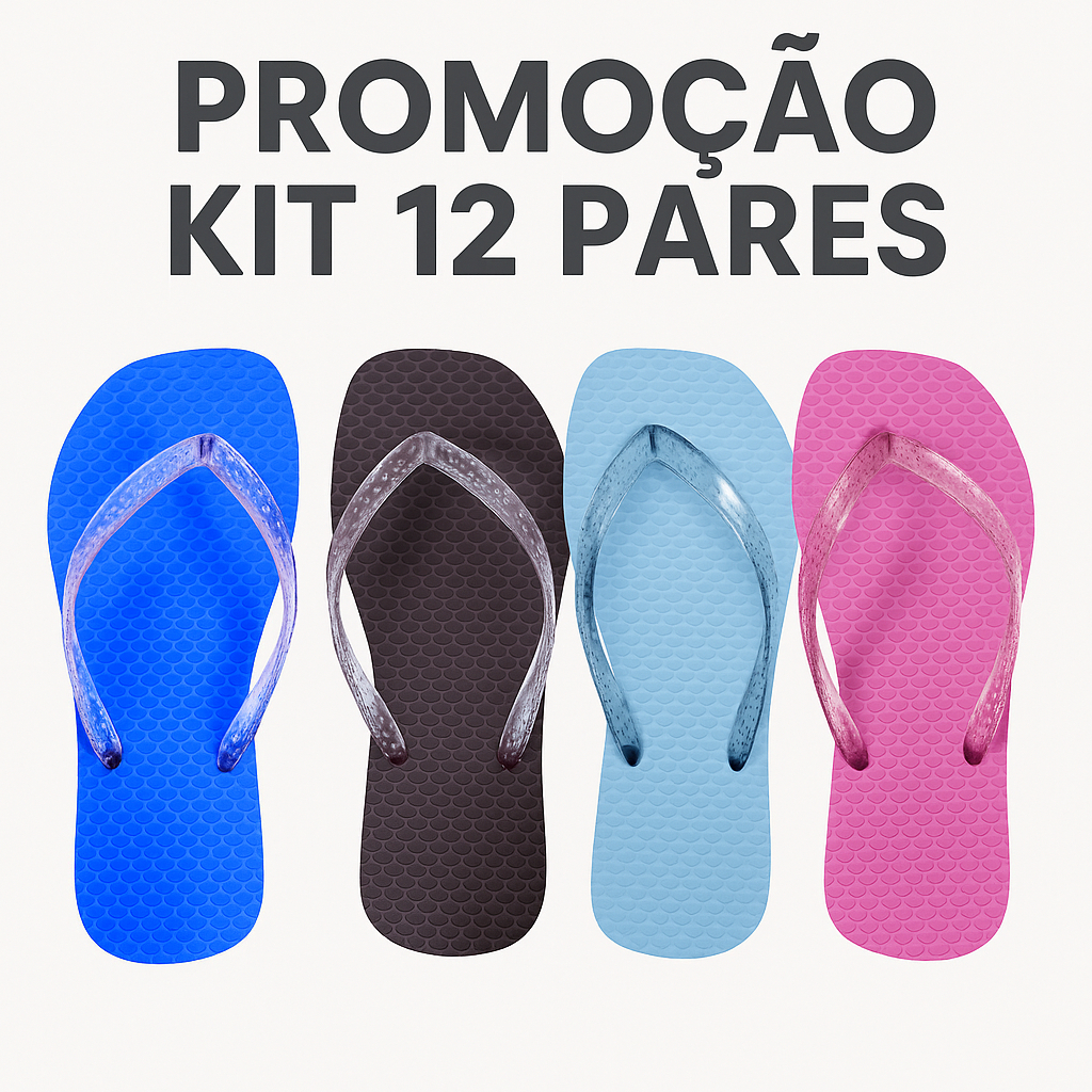 12 PARES de Chinelo com correia com glitter Quadrada De Borracha 100%. De Dedo Feminino bandeirinha em Oferta na Shopee