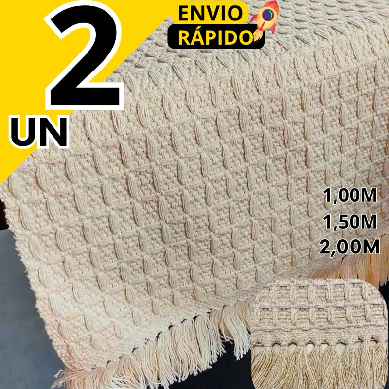 Peças Caminho de Mesa  Cru Premium Usado para Decorar, Aparador ou Centro, Ideal para Proteger Mesa.