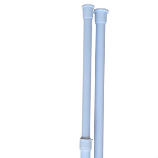 varão box para banheiro medida  1,0 até 1,40 em aço com mola em Oferta na Shopee