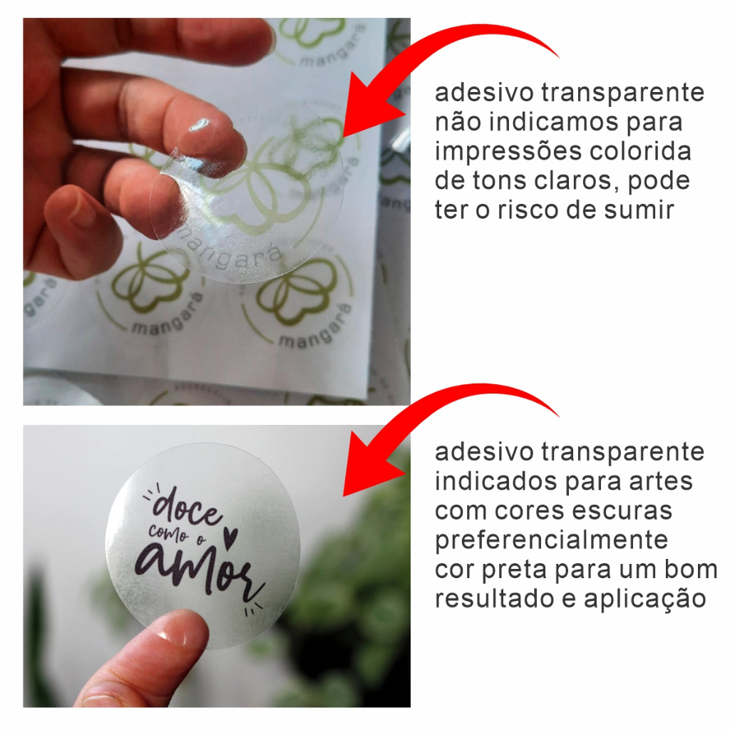 200 adesivos personalizados 3x3 cm vinil a prova d'água