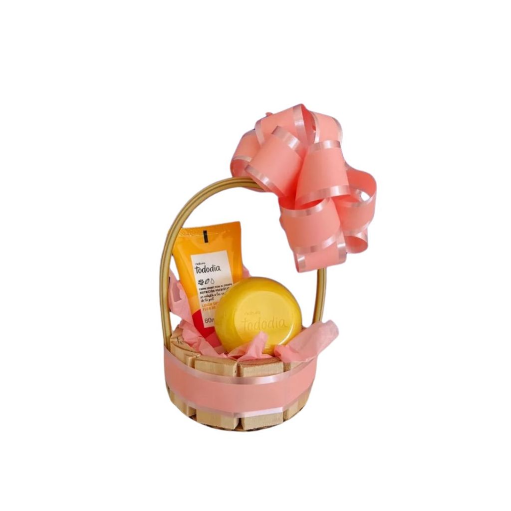 Kit Cesta De Madeira Mini 11cm Redonda Cesta Para Presente em Oferta na Shopee