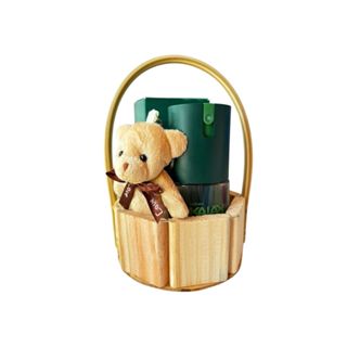 Kit com 30 a 60 Cesta De Madeira Mini 11cm Redonda Cesta Para Presente em Oferta na Shopee