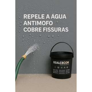 Tinta Emborrachada Premium RealceCor 18L – Cobre Fissuras e Repele Água em Oferta na Shopee