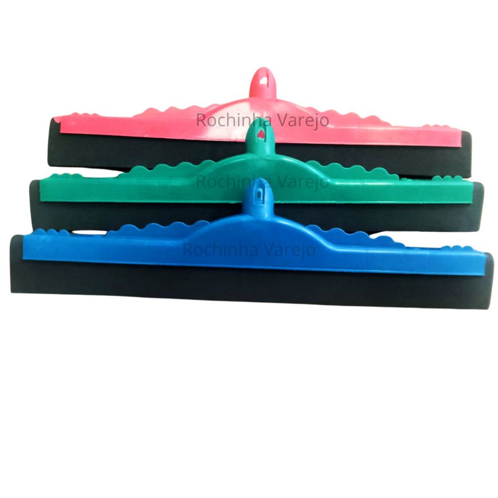 Kit Limpeza Completo Vassoura com Cabo Rodo Duplo 40cm com Cabo e Pá de Lixo com Cabo — imagem 2 de 2