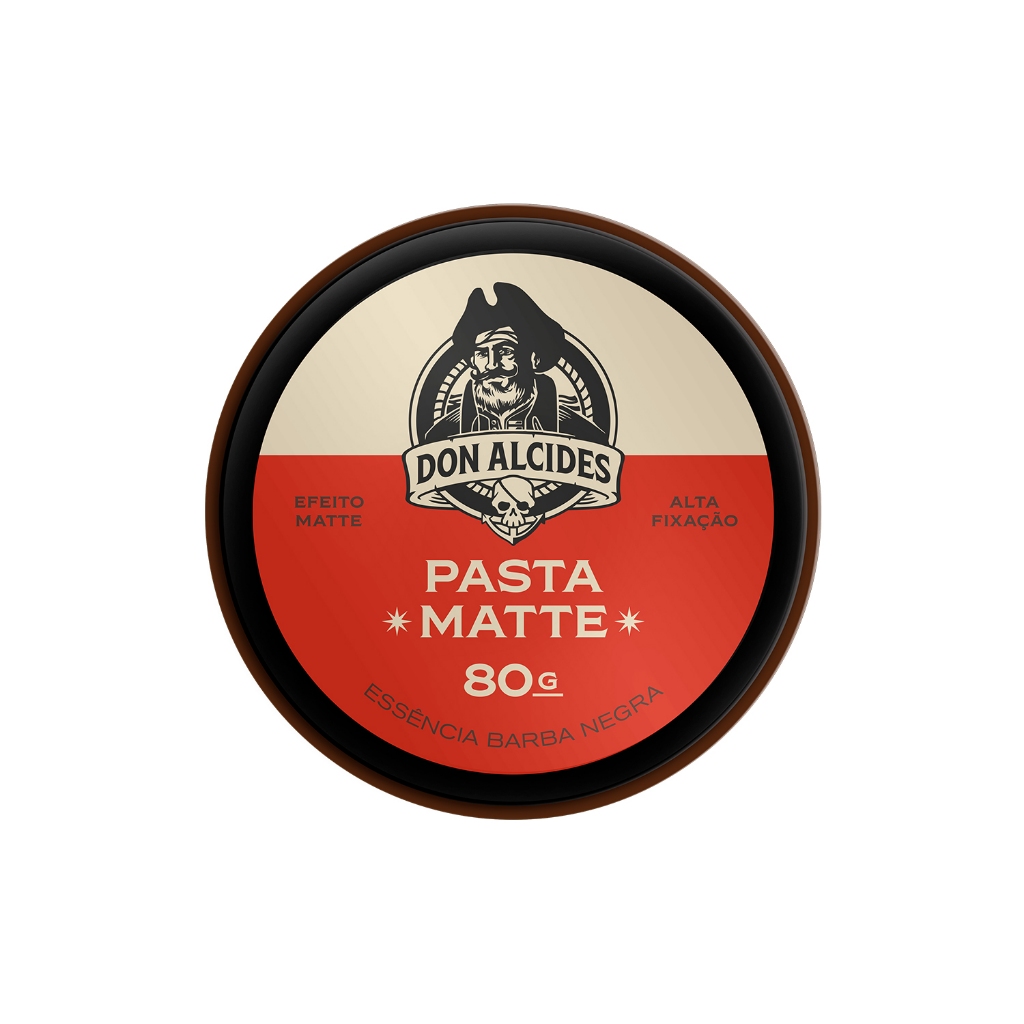PASTA MATTE 80G BARBA NEGRA DON ALCIDES em Oferta na Shopee