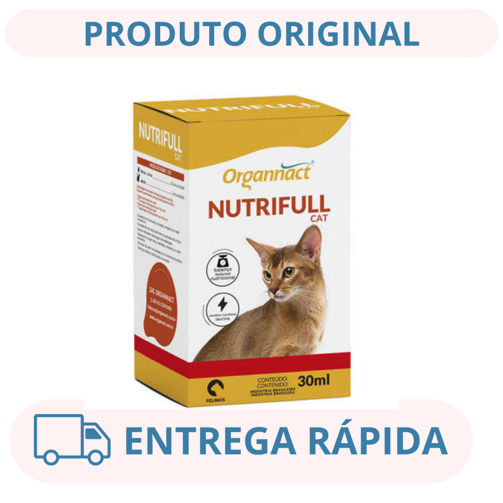 Suplemento Nutrifull cat Organnact 30ml