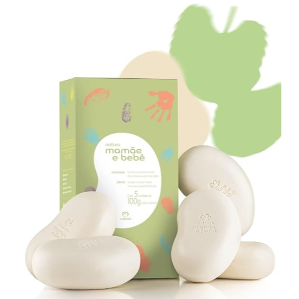 MAMÃE E BEBÊ SABONETE EM BARRA 5X100G