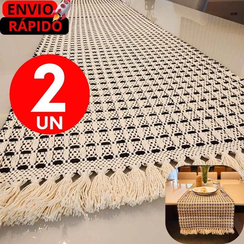 Trilho de Mesa Luxo Preto Usado para Decorar, Aparador ou Centro, Ideal para Proteger Mesa ( Kits ).