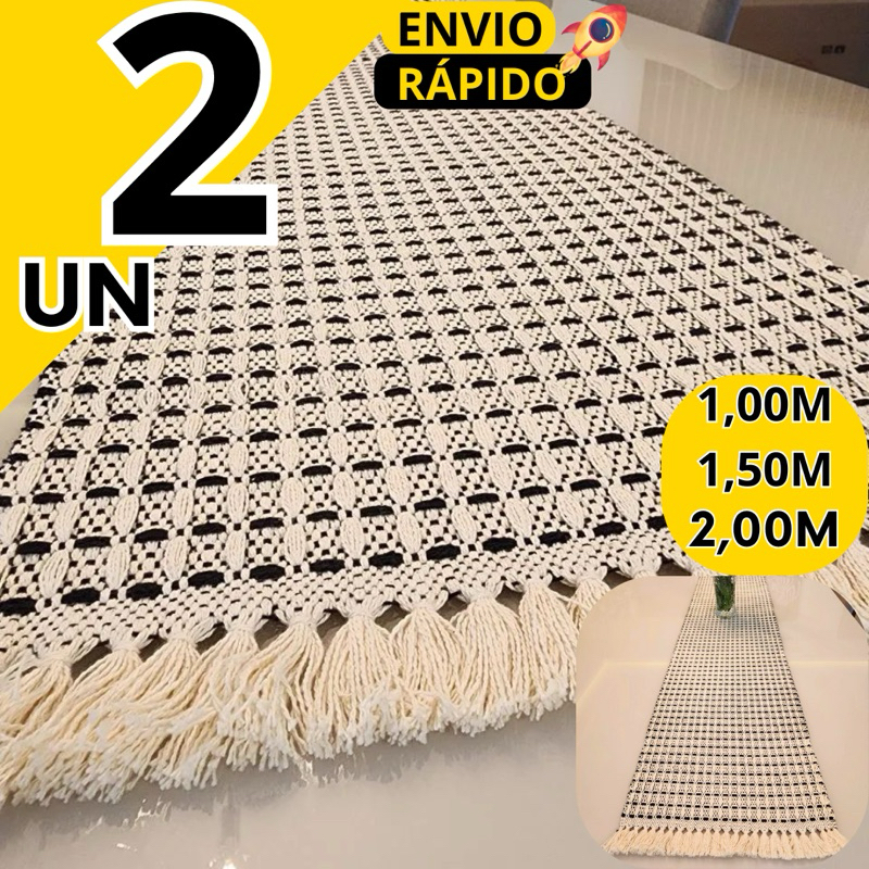 Peças Caminho de Mesa 1/2   Premium Usado para Decorar, Aparador ou Centro, Ideal para Proteger Mesa