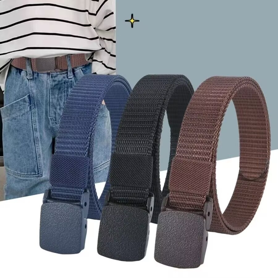 Cinto infantil nylon fivela de pvc plástico儿童PVC