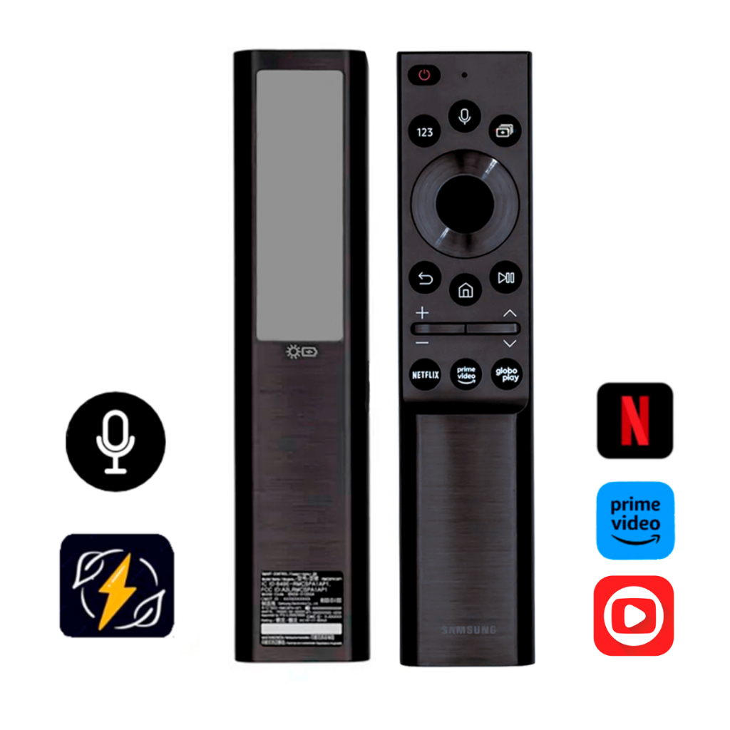 Controle Remoto Samsung Carregamento Solar Qn70 Qn80 Qn90 Original em Oferta na Shopee