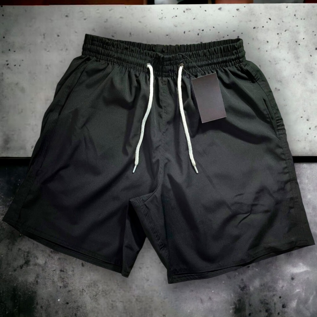 Kit Com 5 Short Liso Esportivo Bermuda Praia e Banho Bermuda Tactel Premium Praia Academia Corrida e Treino — imagem 2 de 2