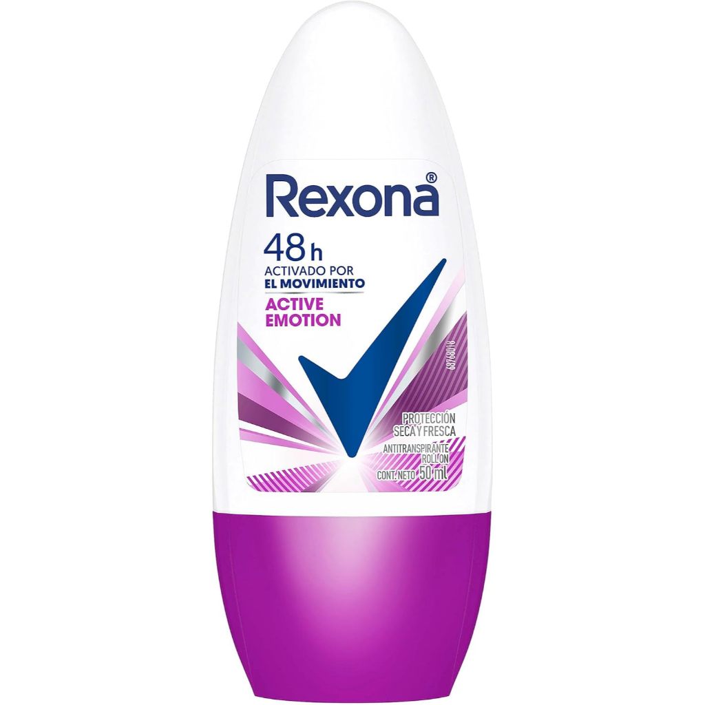 Desodorante Rexona Rollon Active Emotion 50ml em Oferta na Shopee