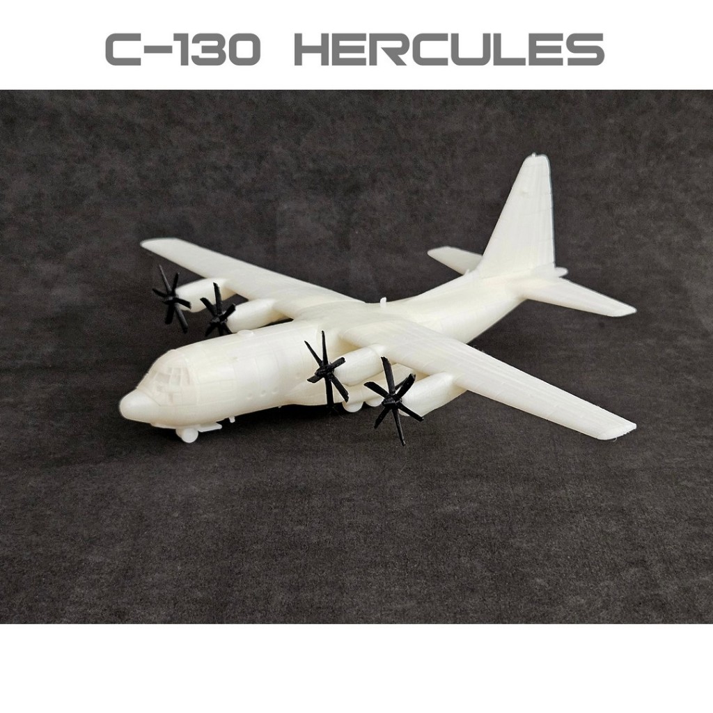 Avião Lockheed C-130 Hercules Maquete Escala 1:72 1:144 Plastimodelo