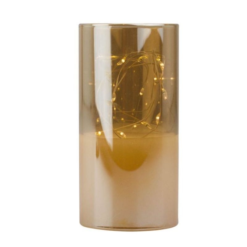 Luminária Vidro Vela 10cm