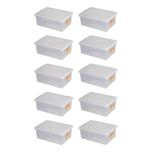 Kit 2 Caixas Biopratika Com Tampa Transparente 2,5 Lts 0310 — imagem 2 de 2