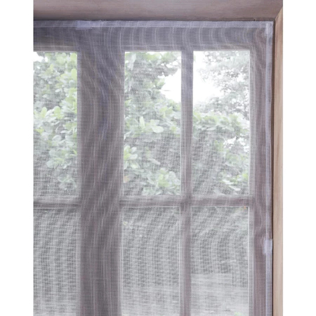 Tela Mosquiteira com Velcro 0,86x105cm – Proteção Contra Insetos, Instalação Fácil, Ventilação Natural, Poliester
