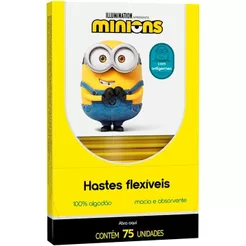 Hastes Flexíveis Cremer Minions Com 75 Unidades