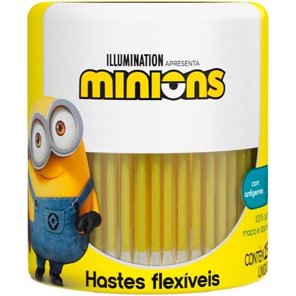 Hastes Flexíveis Cremer Minions Pote Com 150 Unidades em Oferta na Shopee
