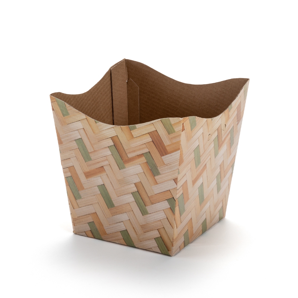 KIT 10 CACHEPOT DE PAPELÃO PARA FLORES DECORADO POTE 15 em Oferta na Shopee