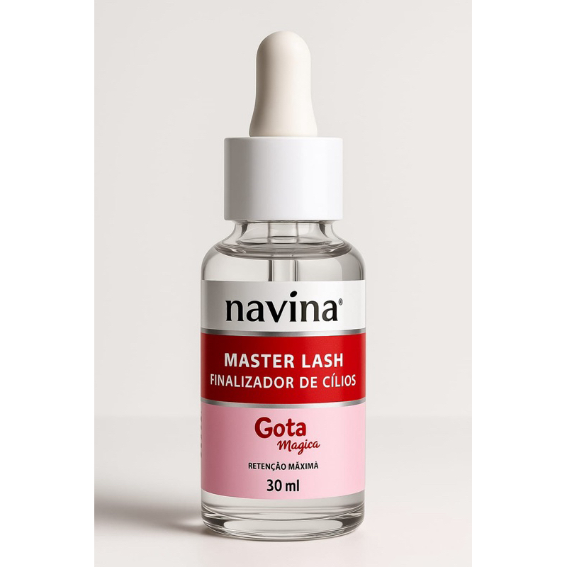 Finalizador de cílios Navina Master Lash Navina em Oferta na Shopee
