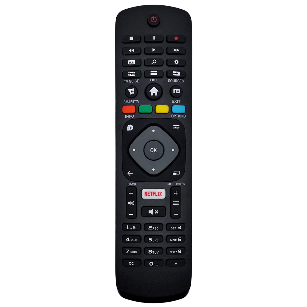 Controle Rremoto Para Tv Philips led smart 4k com tecla Netflix 43PFG5102/78