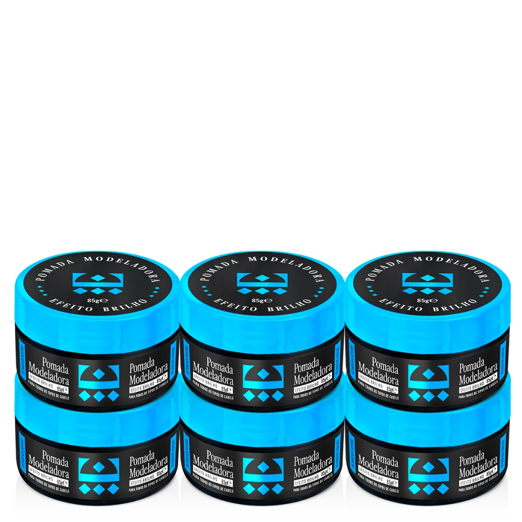6 Uni PASTA MODELADORA EFEITO BRILHO 85G - EMBAIXADOR em Oferta na Shopee
