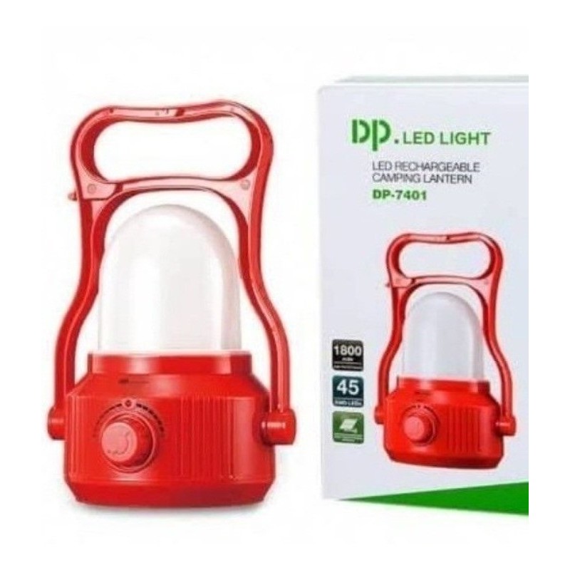 Lampião de Led Para Acampamento Viagens Emergência potente 1800 mAh DP-7401