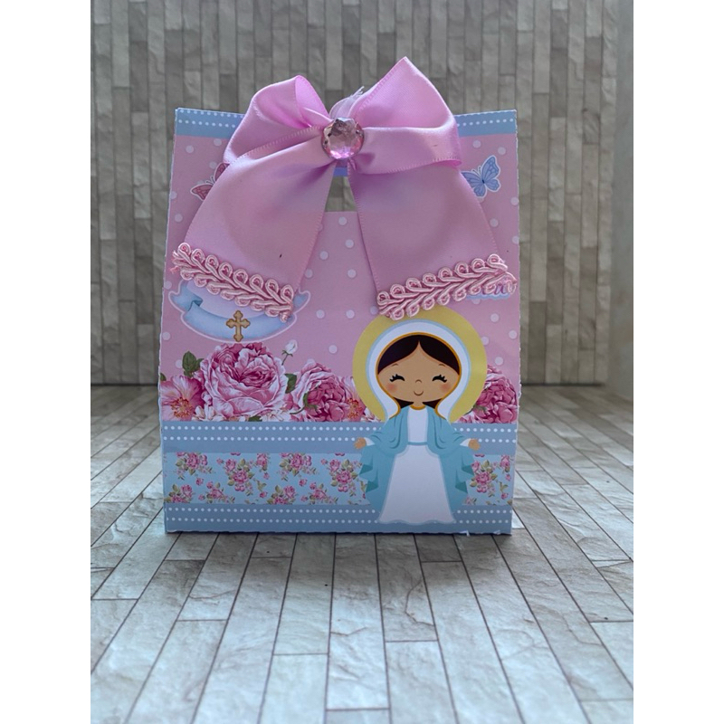 Lembrancinha Sacolinha Personalizado Aniversário/Batizado Nossa Senhora