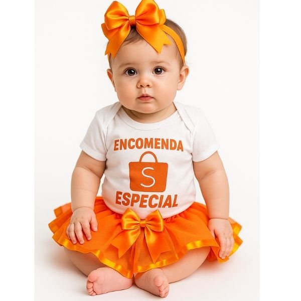 Body Bebê Temático Mesversário infantil  Personagens Pediu, chegou!!! em Oferta na Shopee