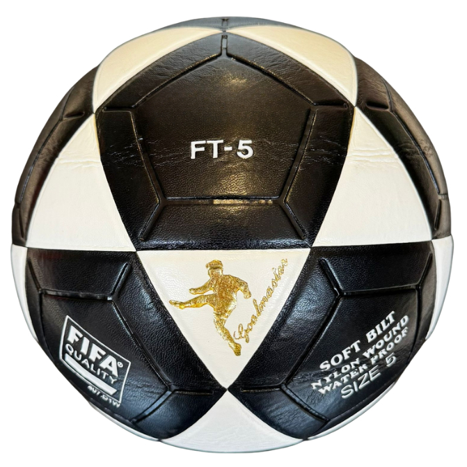 Bola Oficial De Futevôlei e Altinha FT-5 Preto/Branco MKS Envio Imediato.