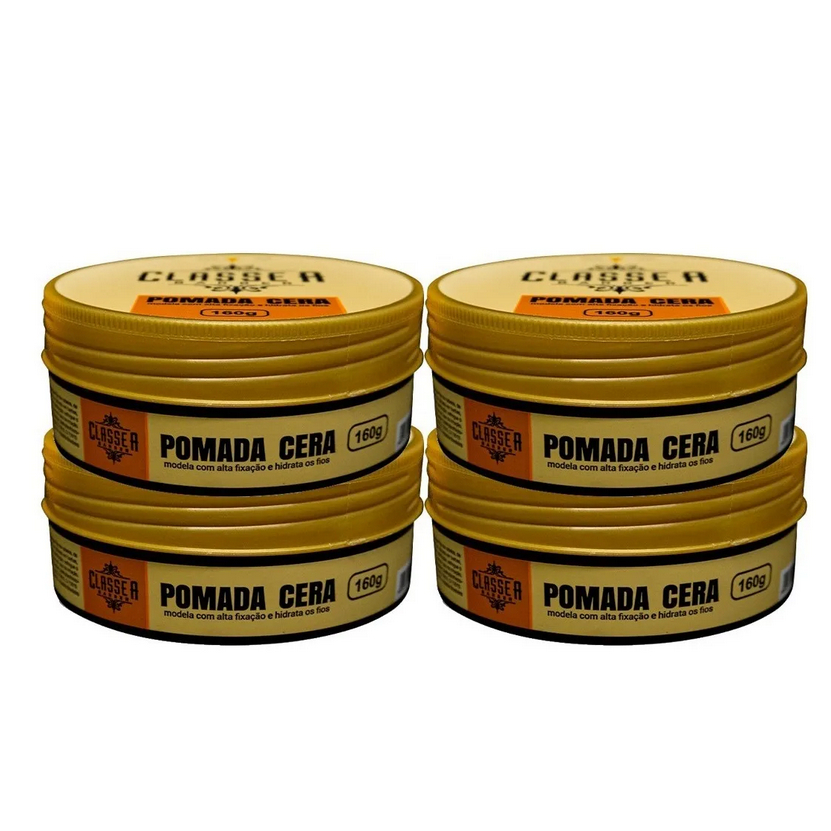 POMADA MODELADORA EXTRA FORTE CERA 160G - CLASSE A 4 UN