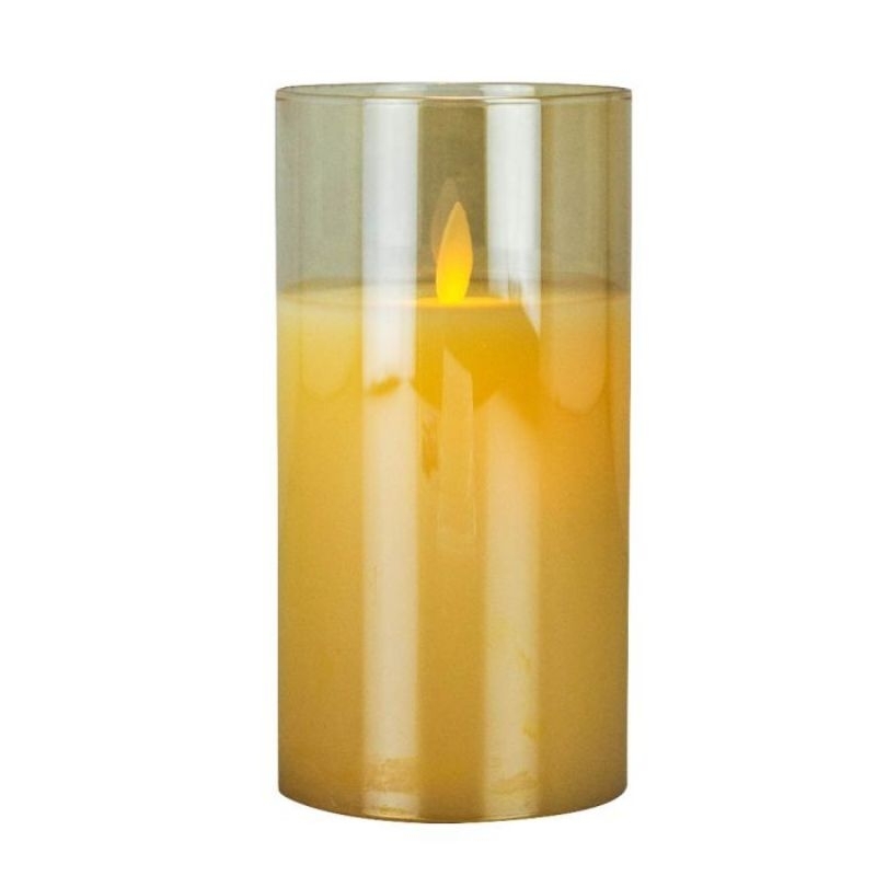 Luminária Vidro Vela 15cm