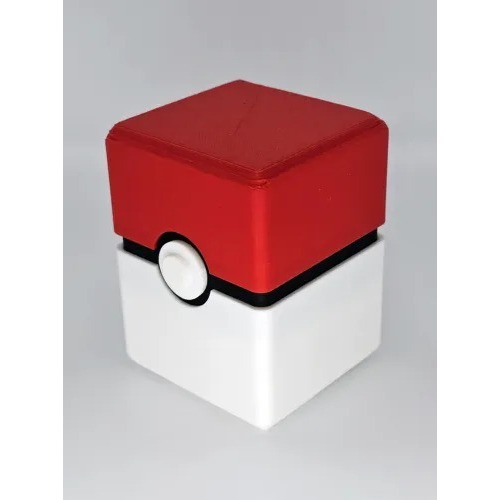 Porta Cartas Pokémon Pokébola | Case TCG 60 Cartas com Sleeve | Box Colecionador