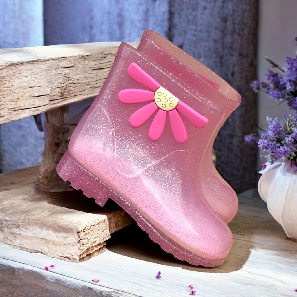 Bota Galocha Menina Infantil Impermeavel Juvenil