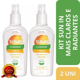 Kit 2 Unidades Clareador Hidratante Capilar Sun In Phytoervas 120ml em Oferta na Shopee