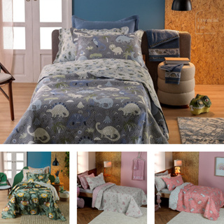 Kit Cobre Leito Infantil 3 peças Casal Appel Estampado - Casual Kids em Oferta na Shopee