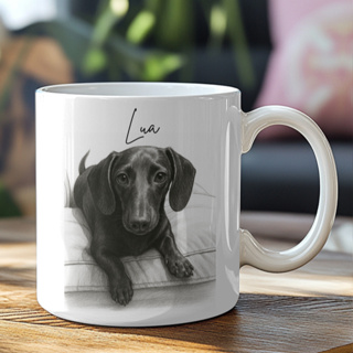 Caneca Personalizada Foto e Nome do seu PET! em Oferta na Shopee