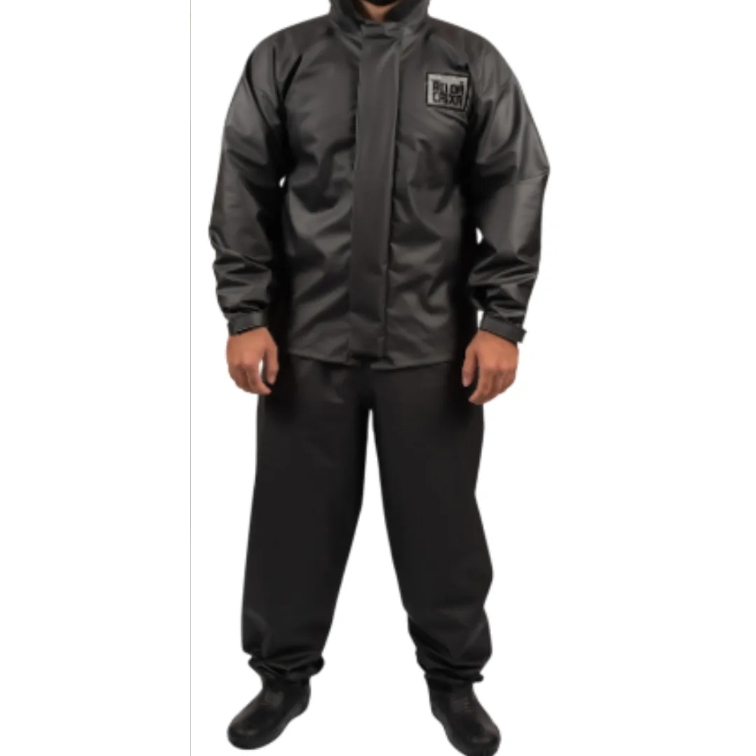 Capa De Chuva Impermeável Pvc Moto Motoqueiro Frio Vento Reforçada