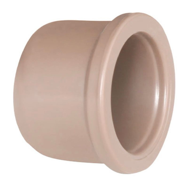 Cap Caps 25MM 3/4 Marrom Tampa Tampão Soldável Esgoto Água Pedreiro Obra Construção Civil Cola Plástico PVC