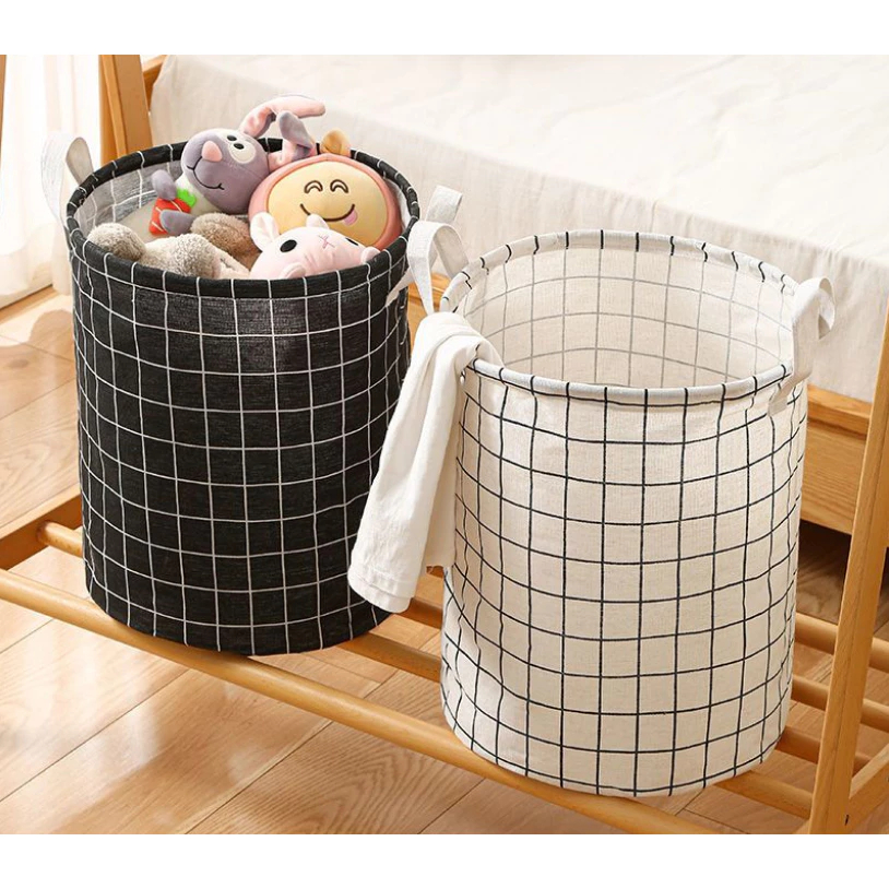 CESTO ORGANIZADOR DE ROUPA MULTIUSO DOBRAVEL P/ ROUPA SUJA BRINQUEDOS