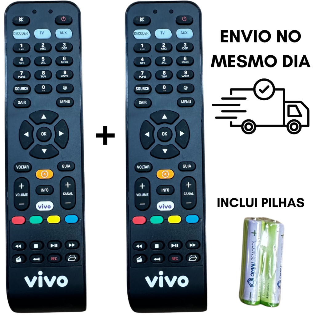 Controle Remoto Vivo Iptv - Comprar com Melhor Preço em Controles Remoto