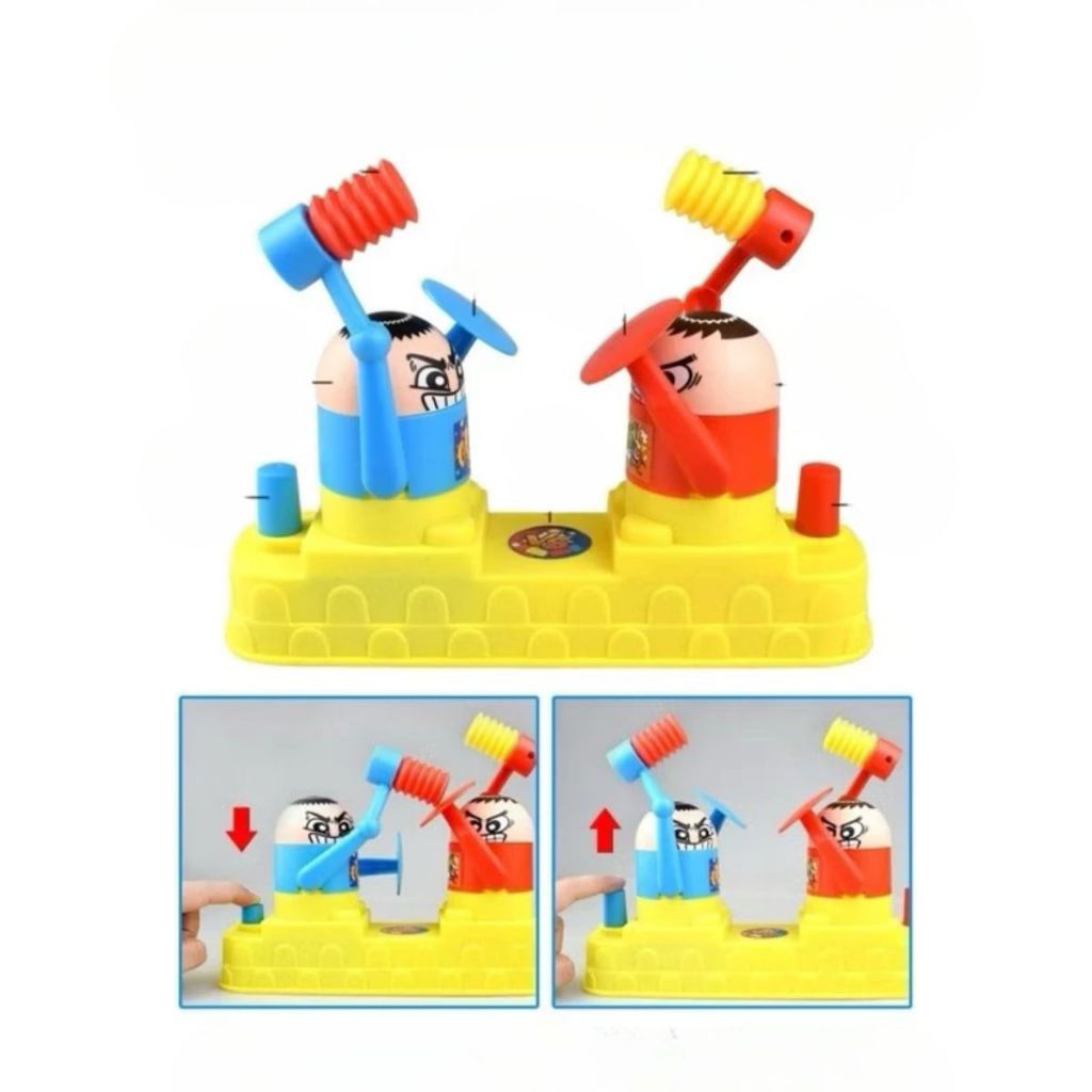 Jogo Batalha Dupla Crianças Educacional Brinquedos Pais-Criança Esconder Martelo Interativo Dutoys em Oferta na Shopee