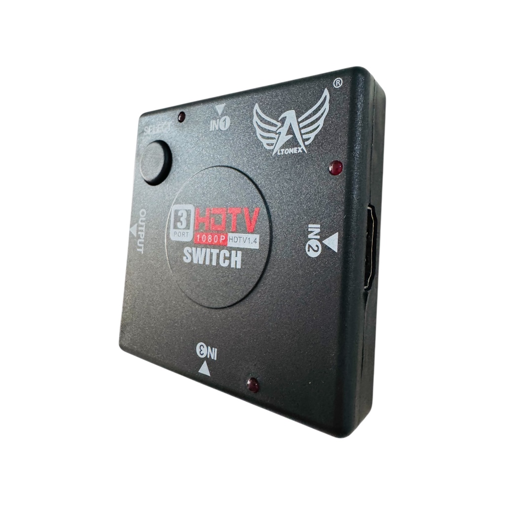 Mini HDMI Switch HUB 3 Portas e 1 Saida 1080p Auto Switch (SWITCH+3EM1)