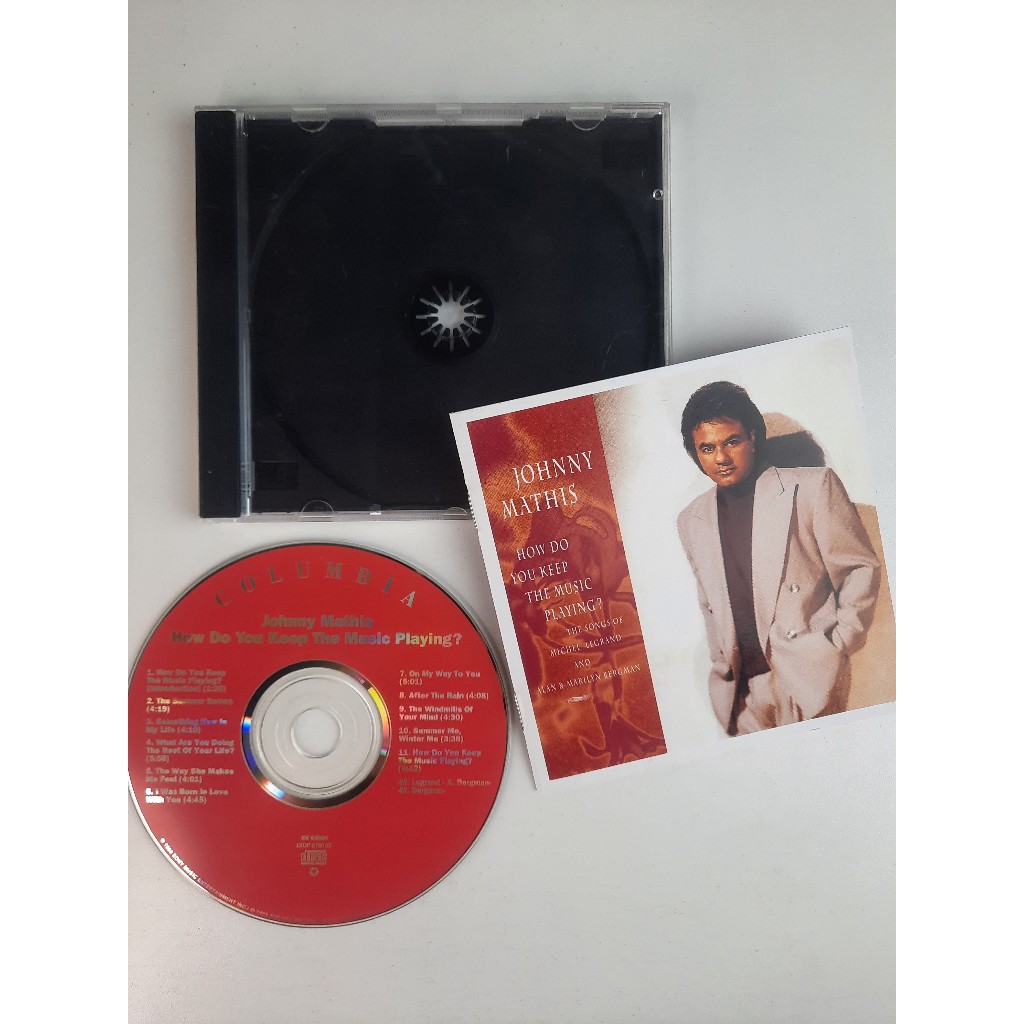 CD Johnny Mathis How Do You Keep The Music Playing? 1993 Raro
