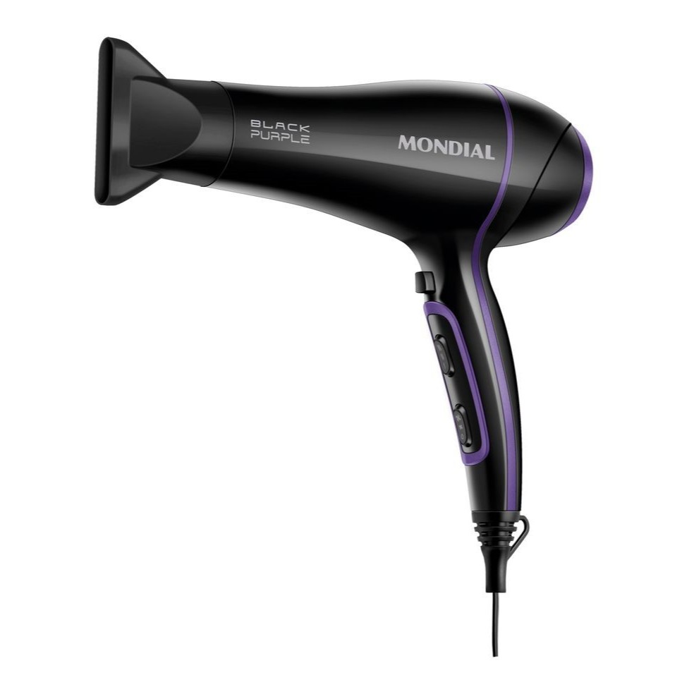 Secador De Cabelos Black Purple Mondial SCN-01 em Oferta na Shopee