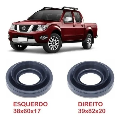 Par De Retentor Semi Eixo Dianteiro Da Frontier 2008 A 2017 em Oferta na Shopee